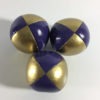 Purple/Gold Double Stretch Australian Made Juggling Balls