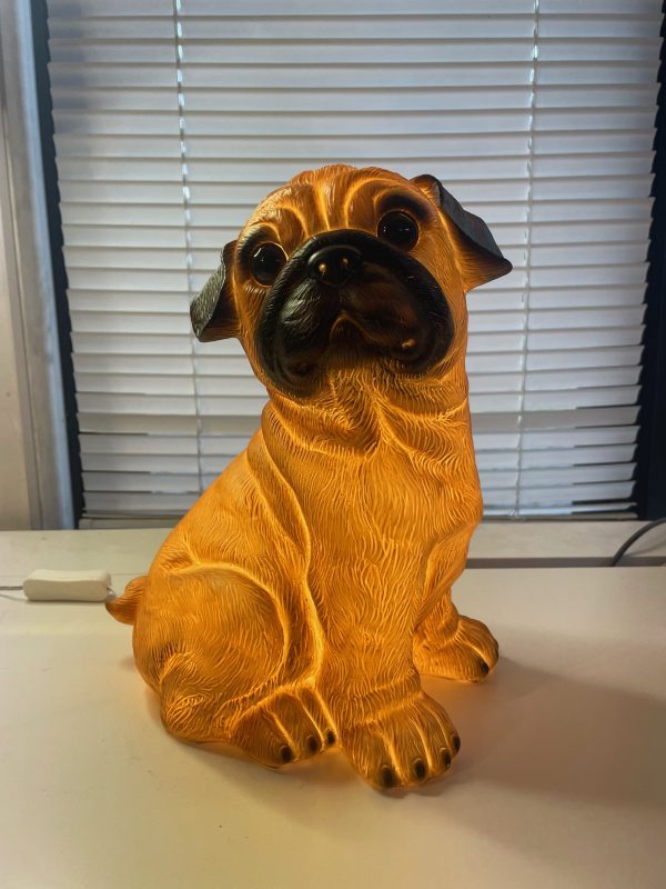 German Pug Dog Lamp - Heico - Image 4