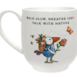 Twigseed Fine Bone China Cup - Breathe Deep