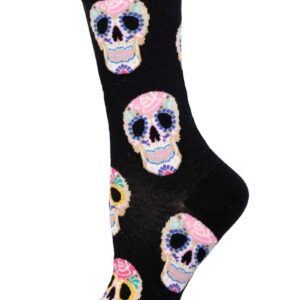SockSmith Graphic Cotton Mix Crew - Day of the Dead Dia de Los Muertos