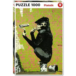 Piatnik 1000 pc Puzzle – Banksy Roller Chimp