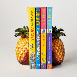 Cast Iron Pineapple Bookends